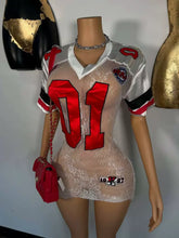 Load image into Gallery viewer, Red Zone lace Jersey
