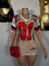 Load image into Gallery viewer, Red Zone lace Jersey

