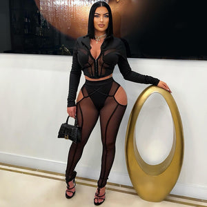 Risky Business Mesh tights